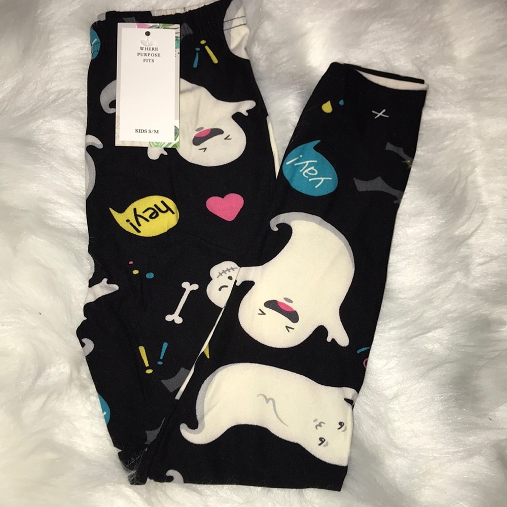 🆕 Kids AJ Halloween Ghost Leggings 🎃 👻